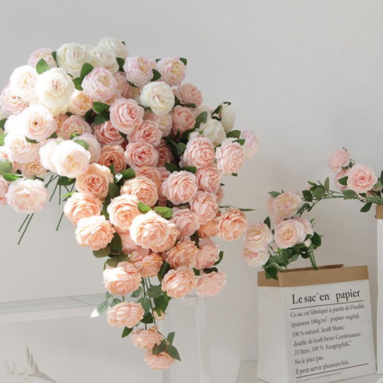 beautiful rose peony artificial silk flowers small bud wedding bouquet for home decoration long fake flowers outdoor backdrop beautiful rose peony artificial silk flowers small bud wedding bouquet for home decoration long fake flowers outdoor backdrop