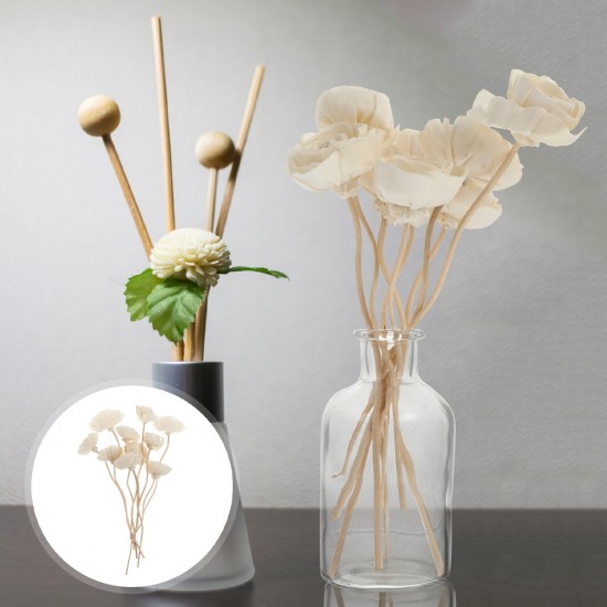 6/10pcs Fireless Aroma Dried Flower Essential Oil Diffuser Aromatherapy Sticks Replacement Rattan Diffuser Rods 6/10pcs Fireless Aroma Dried Flower Essential Oil Diffuser Aromatherapy Sticks Replacement Rattan Diffuser Rods