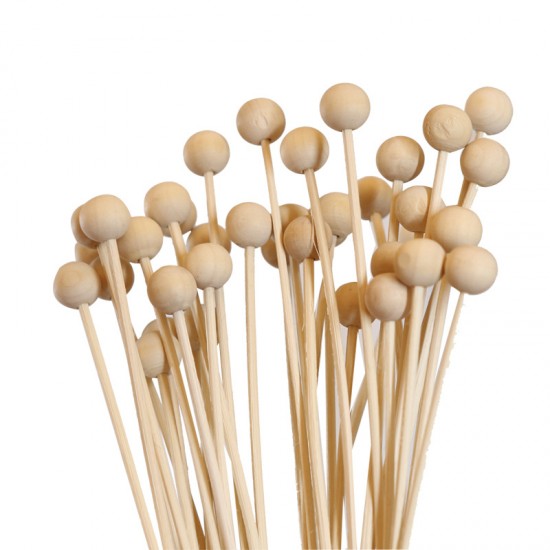 10pcs Natural Wood Ball Aroma Reed Diffuser Sticks Fragrance Diffuser Aromatherapy Rattan Reed Stick DIY Home Decoration 10pcs Natural Wood Ball Aroma Reed Diffuser Sticks Fragrance Diffuser Aromatherapy Rattan Reed Stick DIY Home Decoration